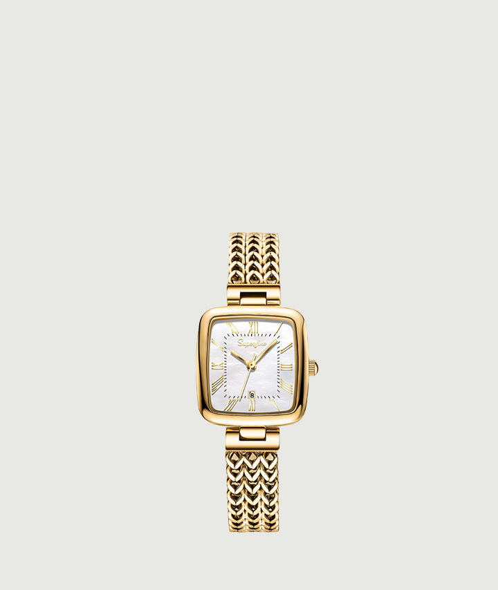 Gold Stainless Steel Watch