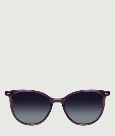 Purple small fit cat eye sunglasses