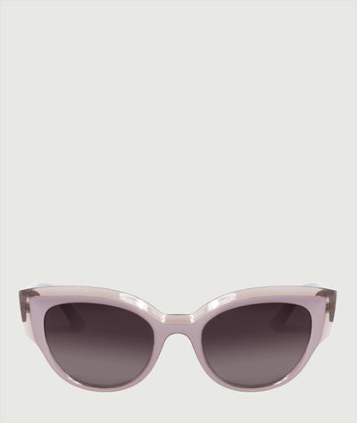 Retro style baby pink cat eye sunglasses