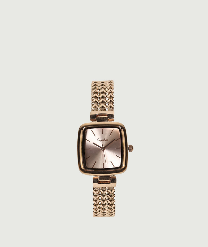 Rose Gold Stainless Steel Watch
