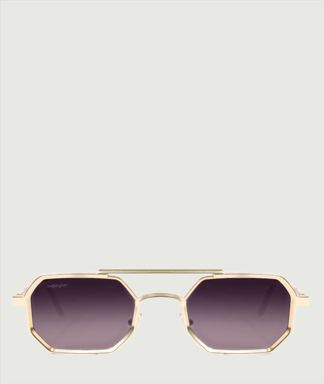 Hope-SUNGLASSES-round-Gold-Superfine