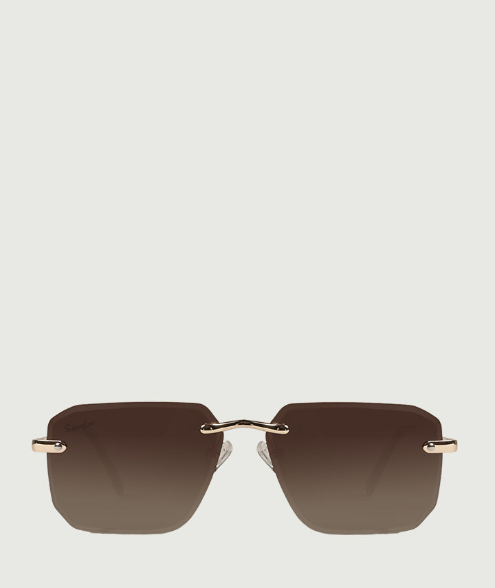 Square Frameless Sunglasses Superfine